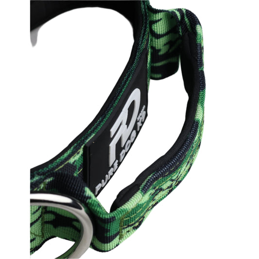5cm Tactical Collar Green Camo - Pure Dog K9