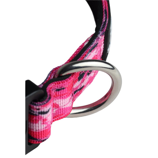 2.5cm Tactical Collar Pink Camo - Pure Dog K9