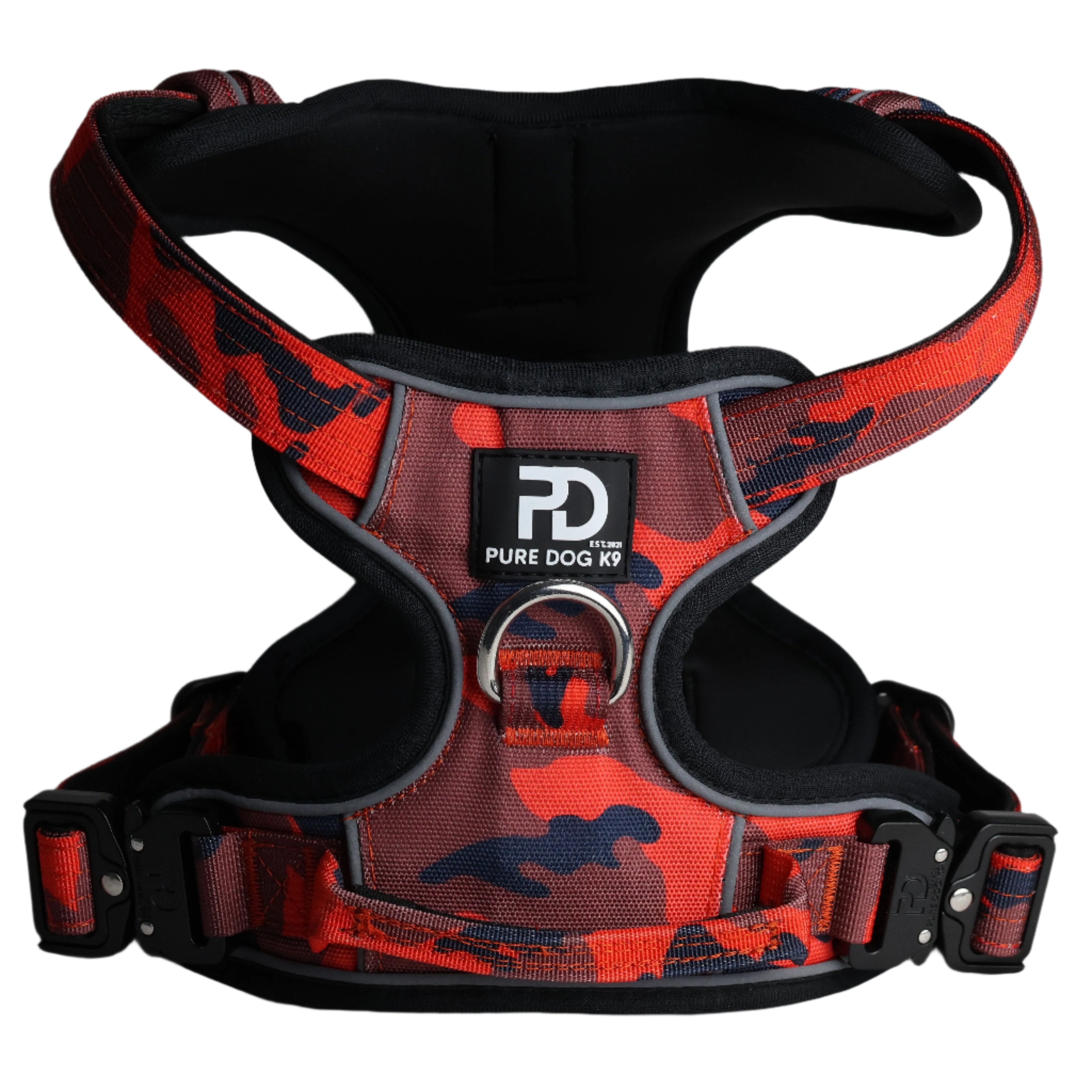 Comfort Harness Red Camo – Pure Dog K9 - Main Image