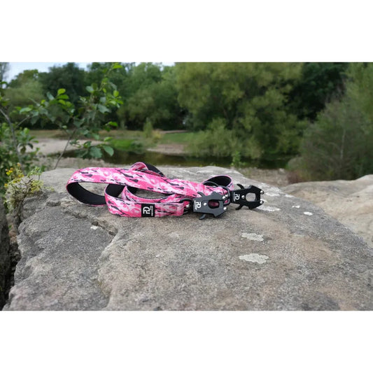 Multifunctional Lead Pink Camo - Pure Dog K9