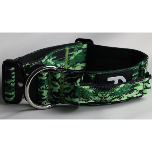 5cm Tactical Collar Green Camo