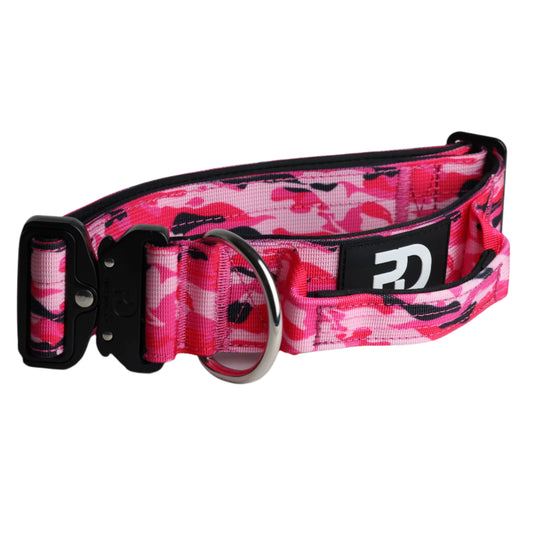 5cm Tactical Collar Pink Camo