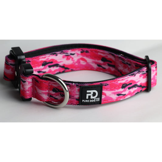 2.5cm Tactical Collar Pink Camo