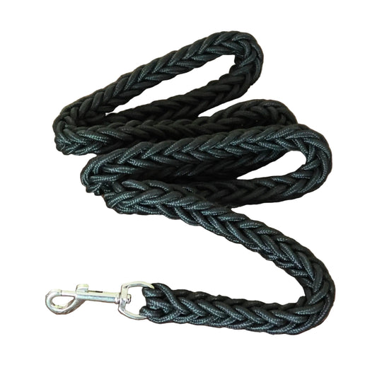 Rope Lead Black 2" Medium - Pure Dog K9