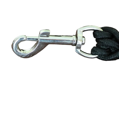 Rope Lead Black 2" Medium - Pure Dog K9