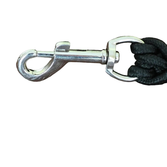 Rope Lead Black 2" Medium - Pure Dog K9