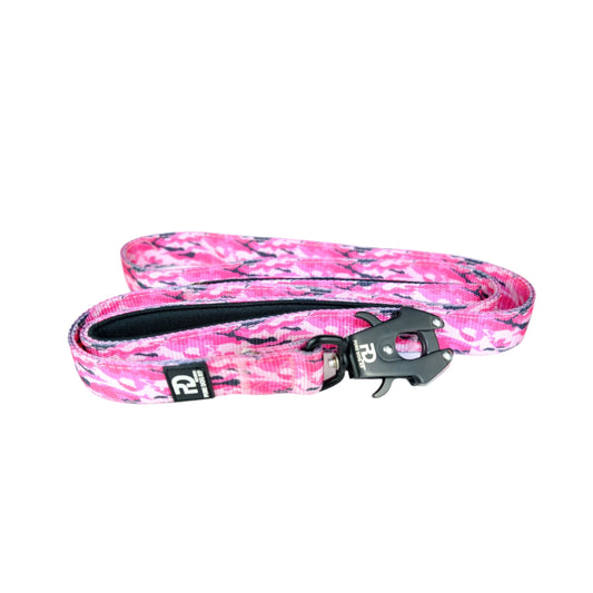 150cm Sport Lead Pink Camo - Pure Dog K9