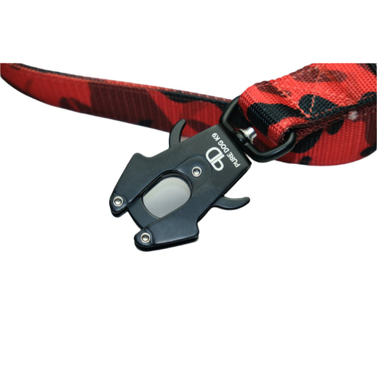 150cm Sport Lead Red Camo - Pure Dog K9
