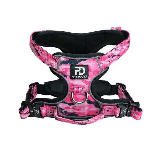 Comfort Harness Pink Camo